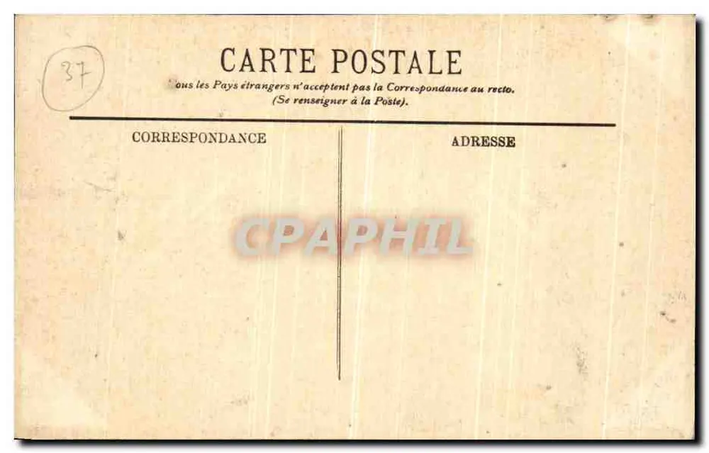 LANGEAIS — O Castelo — Fachada interna — LL. - Verso