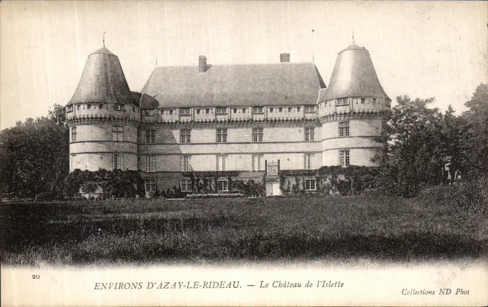 Umgebung von Azay-le-Rideau — Schloss l'Islette — Collections ND Phot - Vorderseite