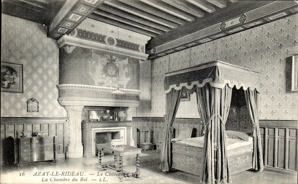 Azay-le-Rideau — Das Schloss — Die Königskammer — LL. n°16 - Vorderseite