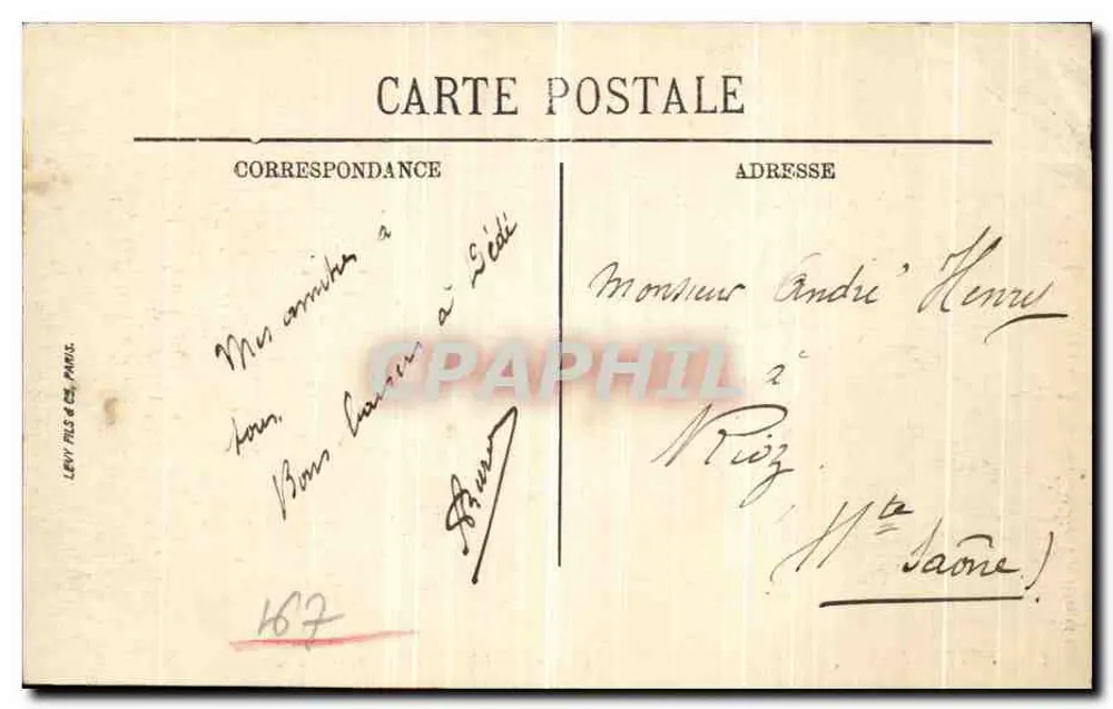 Rethondes — Vue sur l'Asne et le Mont St-Marc — Éditeur LL - Rückseite