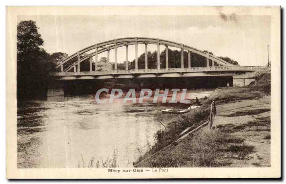 Méry-sur-Oise — O Pont — Editor não identificado - Frente