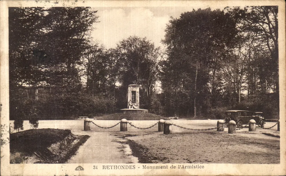 Rethondes - Monumento dell'Armistizio — editore sconosciuto, n° 34 - Recto