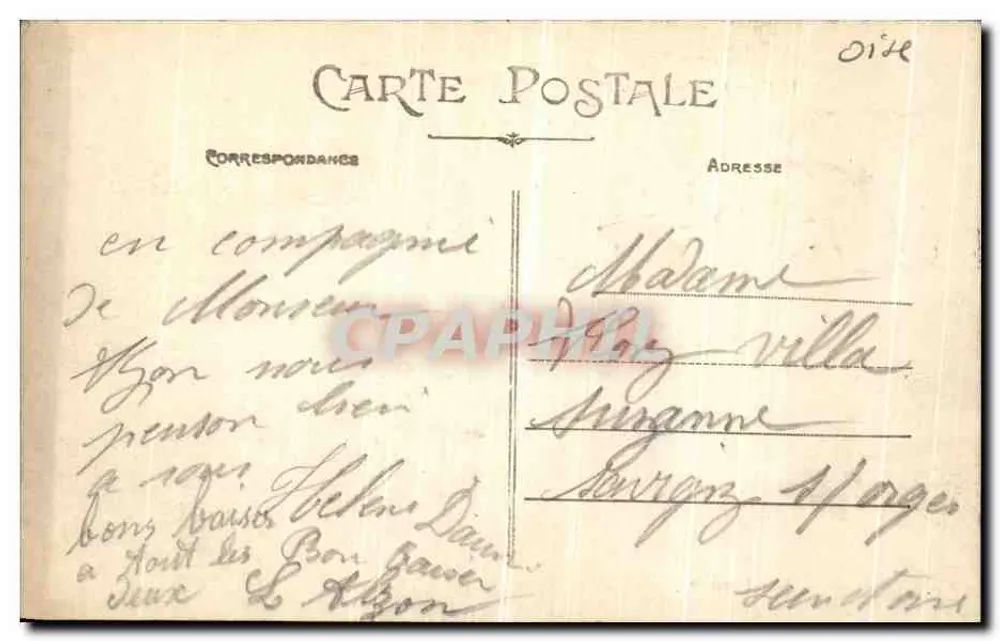 CREIL (Oise) – Brücke des Rathauses – Verlag FrancoLin - Rückseite