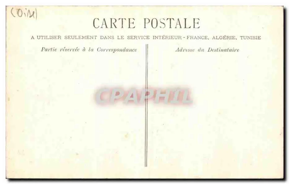 Nanteuil-le-Haudouin — Der Kirchenportal — Phototypie A. Rep und Fillette in Château-Thierry - Rückseite