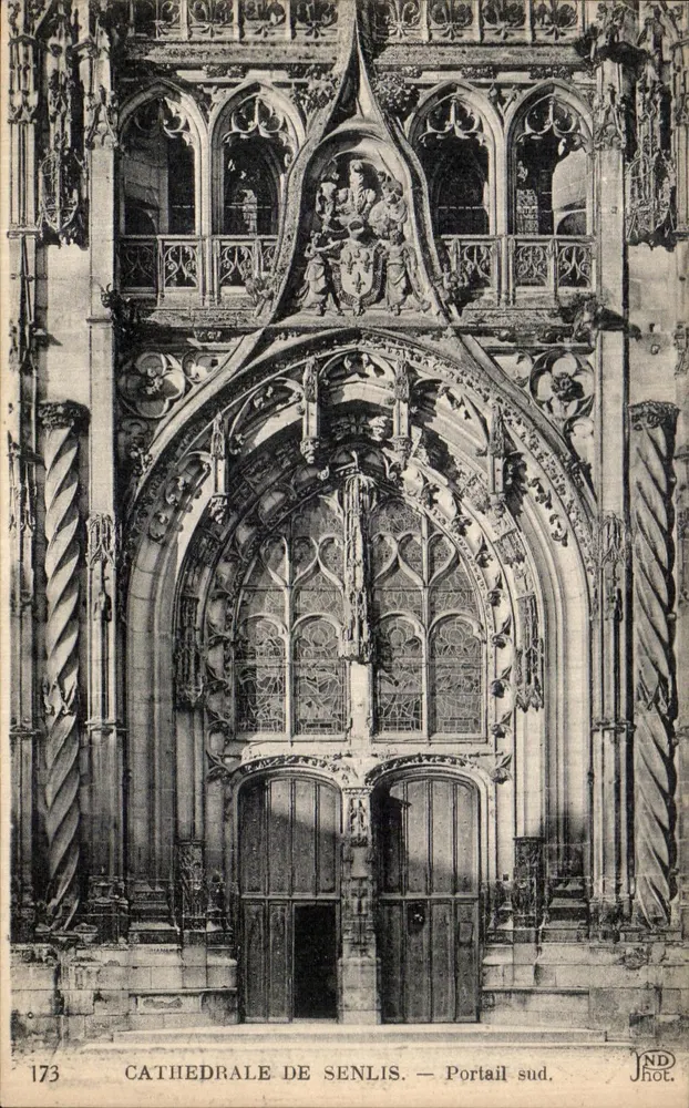 Catedral de Senlis — Portal sul — JND Phot. - Frente