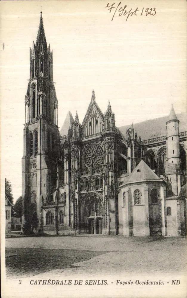 Catedral de Senlis — Fachada Ocidental — ND - Frente
