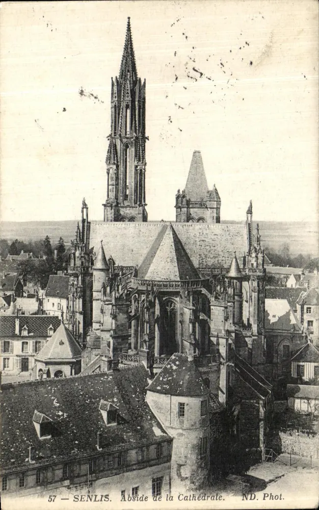 Senlis — Abside da Catedral — ND. Fot. n°57 - Frente