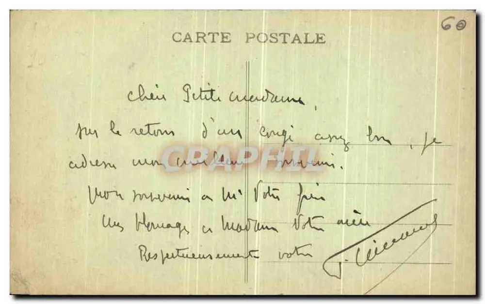 Relógio astronômico do relógio de Beauvais Vérité — N.G. — 72. BEAUVAIS - Verso