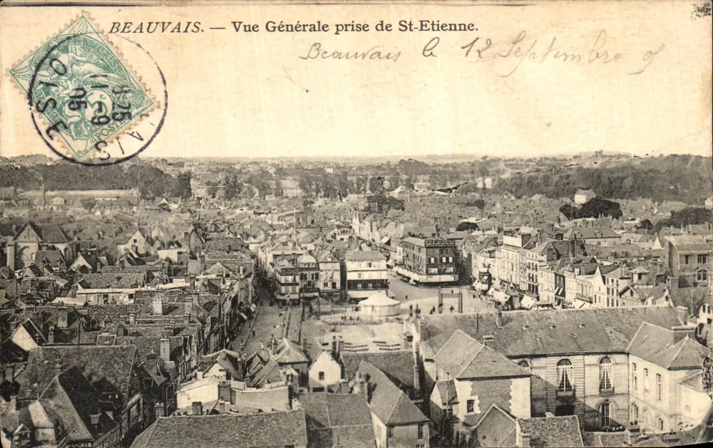Beauvais — Vista Geral tirada de St-Etienne — Editor não identificado - Frente
