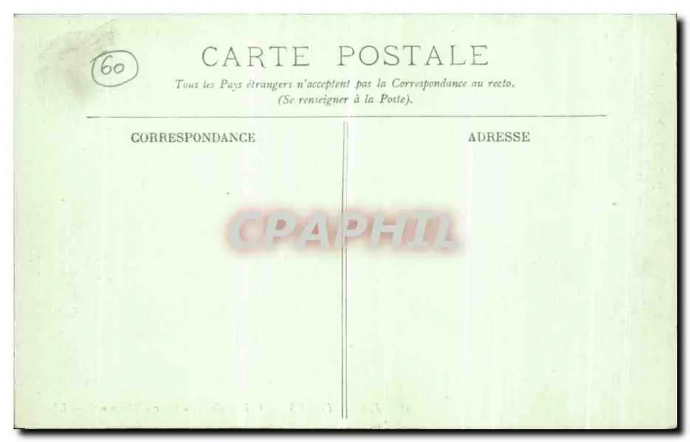Pierrefonds — Colunata da Cour d'Honneur — LL. n° 48 - Verso