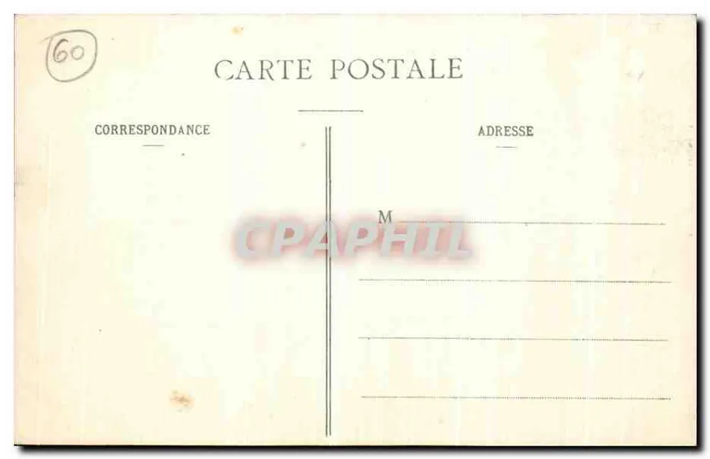 Castelo de Pierrefonds - Lado Oeste — vista com as placas — editor: Lucien Lough - Verso