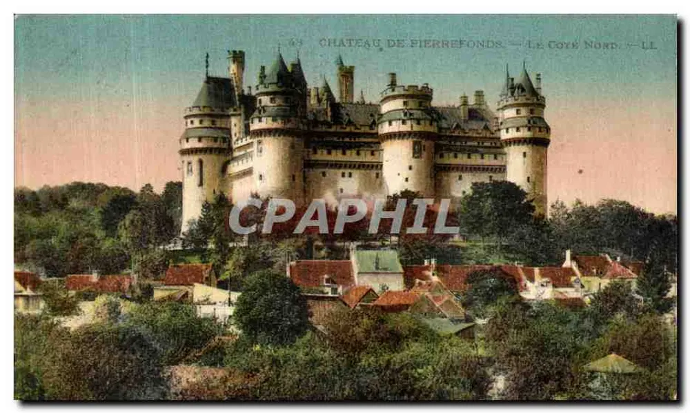 Castello di Pierrefonds — Il Lato Nord — LL - Recto