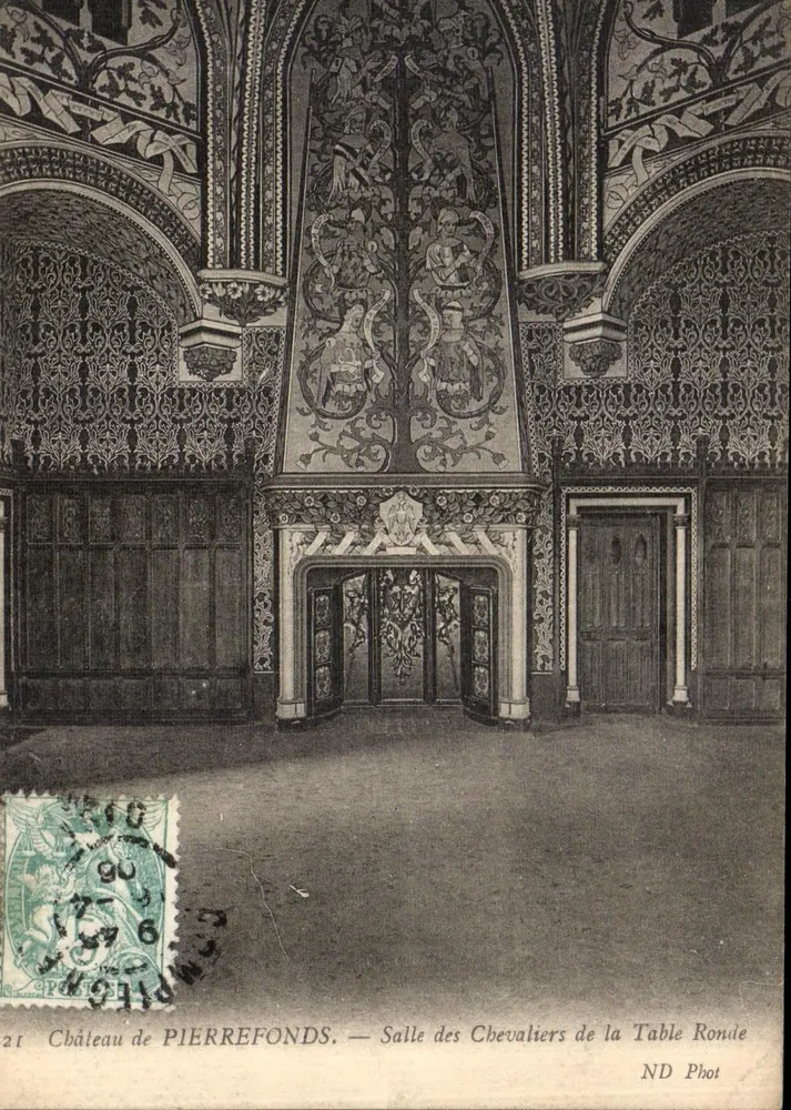 Schloss PIERREFONDS — Saal der Ritter der Runde Tafel — ND Phot - Vorderseite