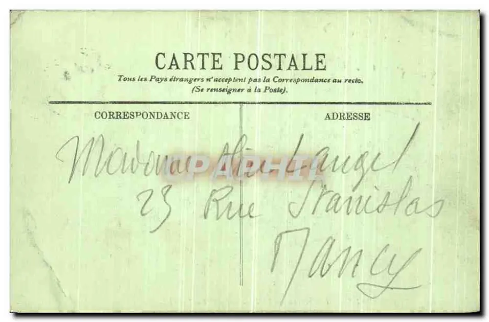 PierreFonds — Le Château — La Façade et l'Entrée — LL. — n°47 - Verso