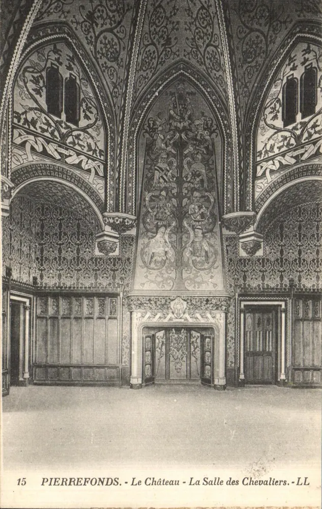 Pierrefonds - Das Schloss - Die Saal der Ritter - LL - Vorderseite