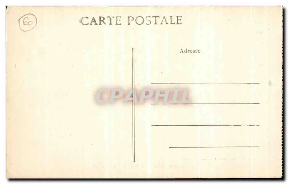 Compiègne — O Banco de Napoleão I — J. Pennequin - Verso