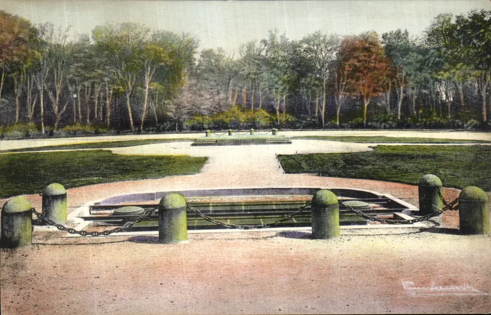 Forêt de Compiègne — Armistice-Wiese — Standort des Wagens des Marschalls Foch — Kunstausgabe der Modern Library - Compiègne - Vorderseite