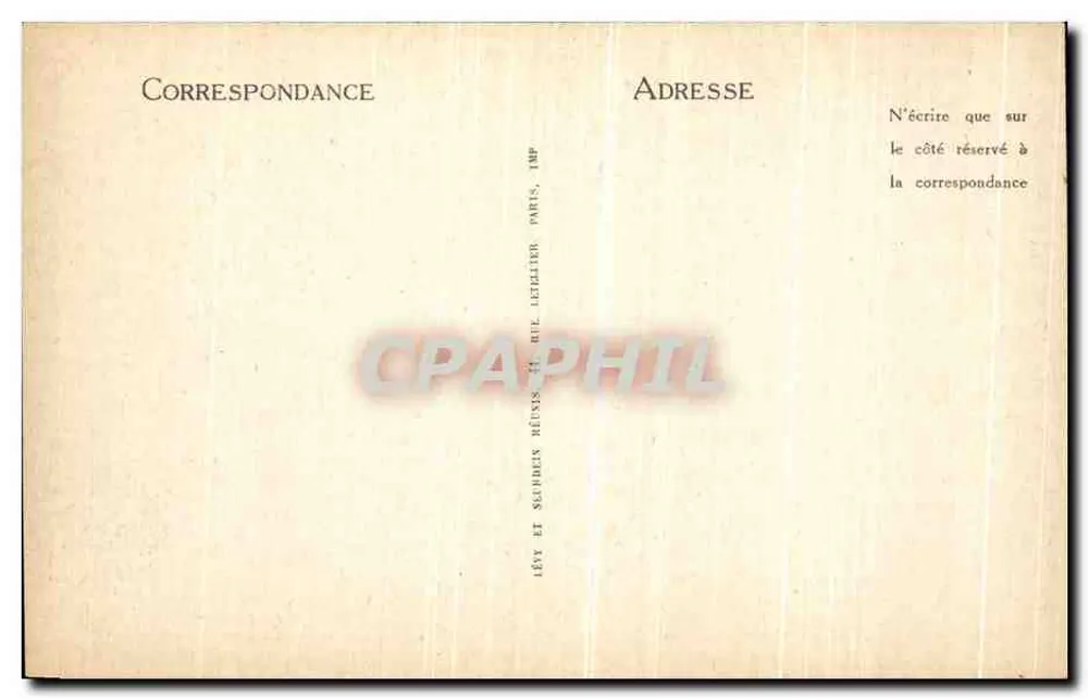 Compiègne — Das Schloss — Studierzimmer von Napoleon I. — LL. — Nr. 26 - Rückseite
