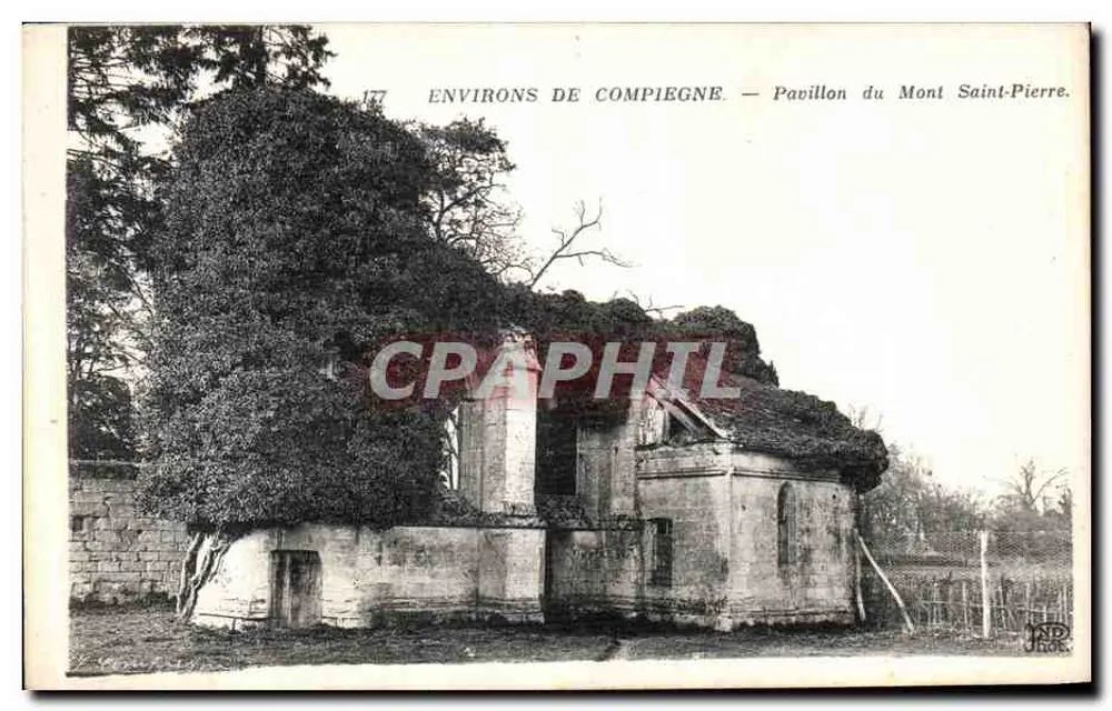 Ambiente de Compiègne — Pavilhão do Monte Saint-Pierre — Editor: Wehmen & Cie, Paris - Frente
