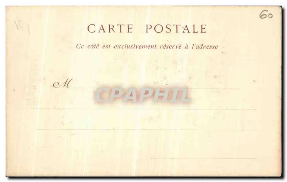 Compiègne — Empfangsfest des Zaren (September 1901), der Abmarsch zur Übung — ND Pbot - Rückseite