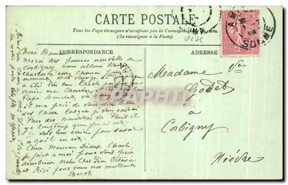 Compiègne — Place Saint-Jacques — éditeur LL. n° 1775 - Verso