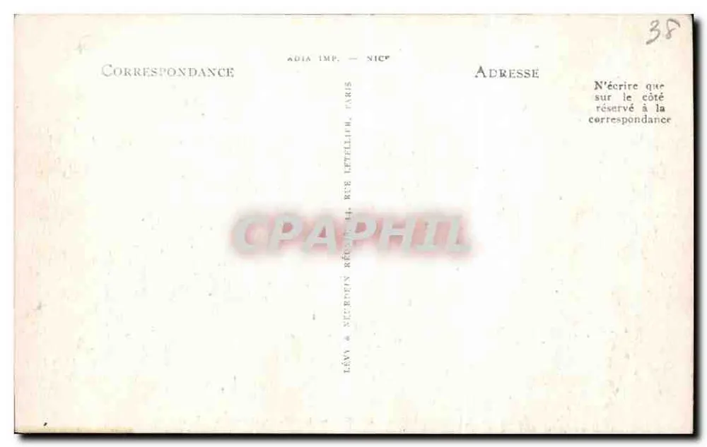 Grenoble — A Isère e o Moucheotte — LL, n° 2082 - Verso
