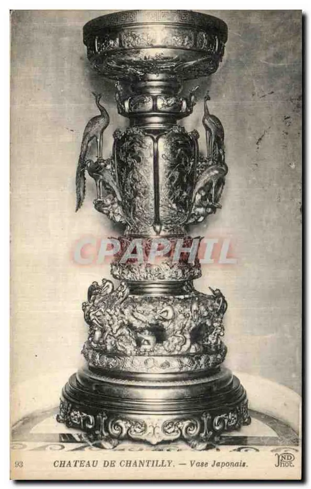 Castelo de Chantilly — Vaso Japonês — JND Fot. - Frente