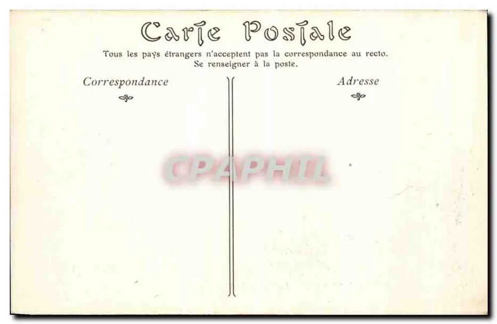 Castelo de Chantilly — A Casa de Silvie — ND Phot - Verso