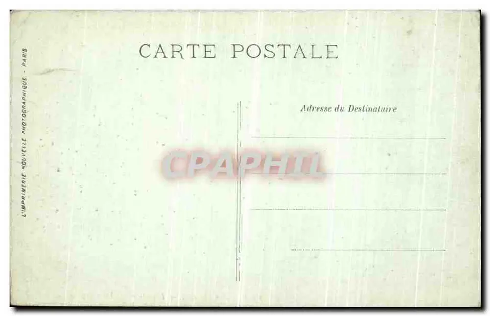 Castelo de Chantilly — A Entrada — A Capela — Mme V. Robineau, Lib.-Edit. - Chantilly - Verso