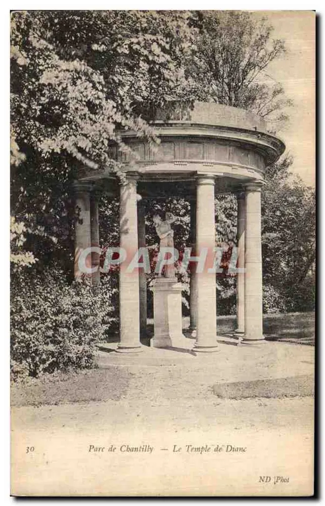 Parque de Chantilly — O Templo de Diana — ND (Fotografia) - Frente