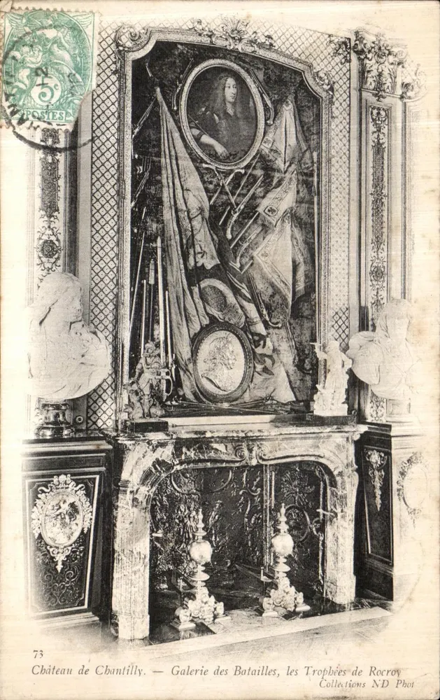 Schloss Chantilly — Galerie der Schlachten, die Trophäen von Rocroy — Sammlung ND Phot - Vorderseite