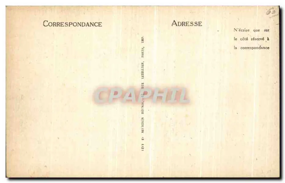 Chantilly — A Grande Singerie — ND - Verso