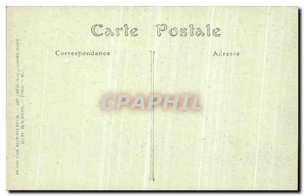 Castelo de Chantilly — Lado noroeste — JND Hot. - Verso