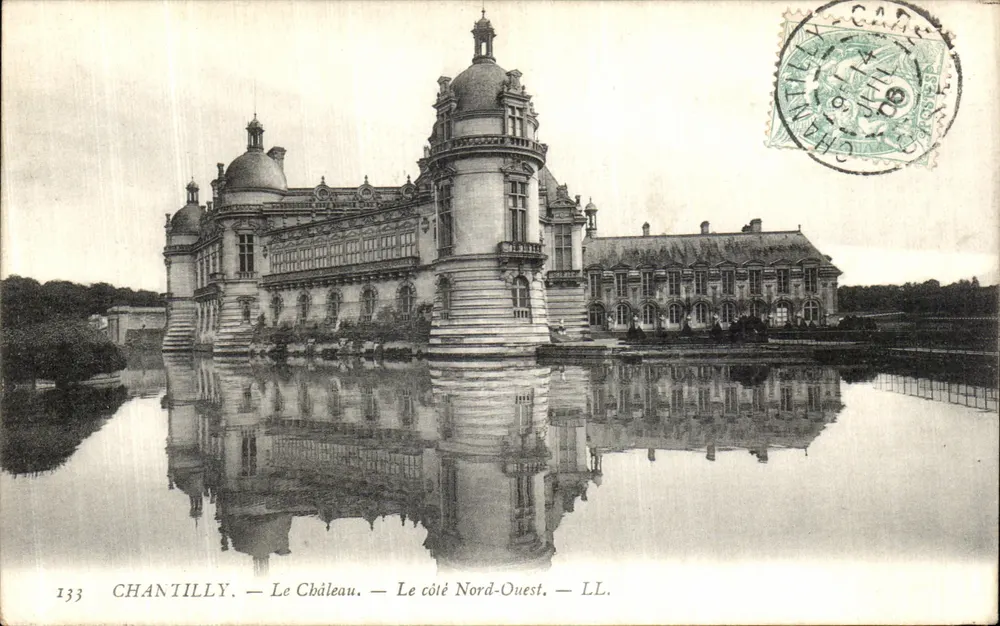 Chantilly — El Castillo — El lado Noroeste — LL. - Anverso