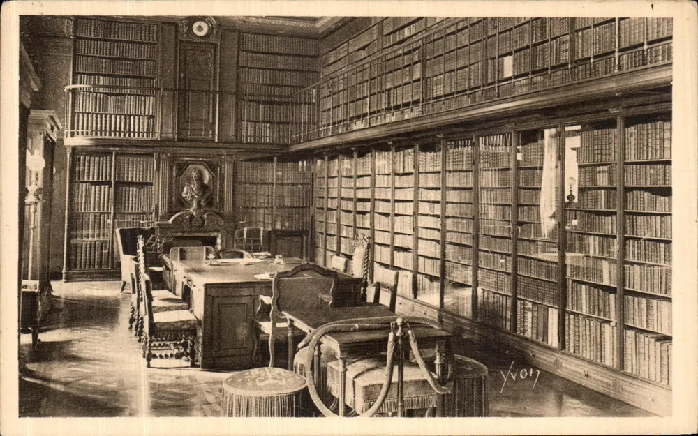 Biblioteka Zamku w Chantilly — Wydawnictwo Art YVON, nr 1a - Awers
