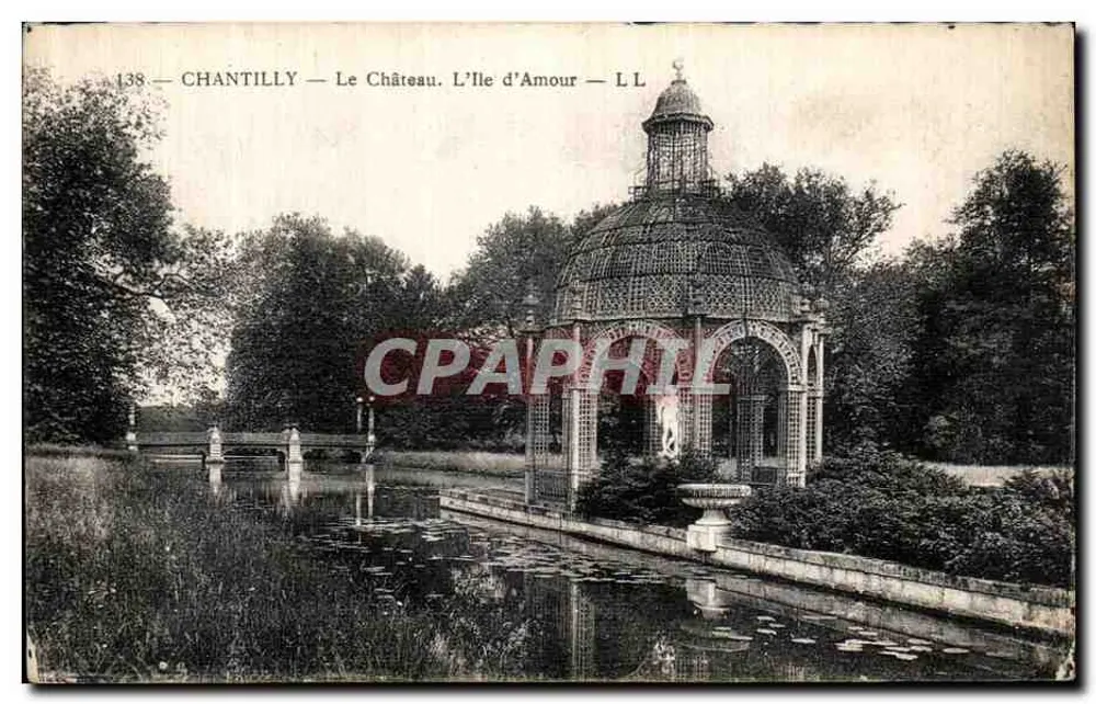 Chantilly — O Castelo. A Ilha do Amor — L.L. — n°138 - Frente