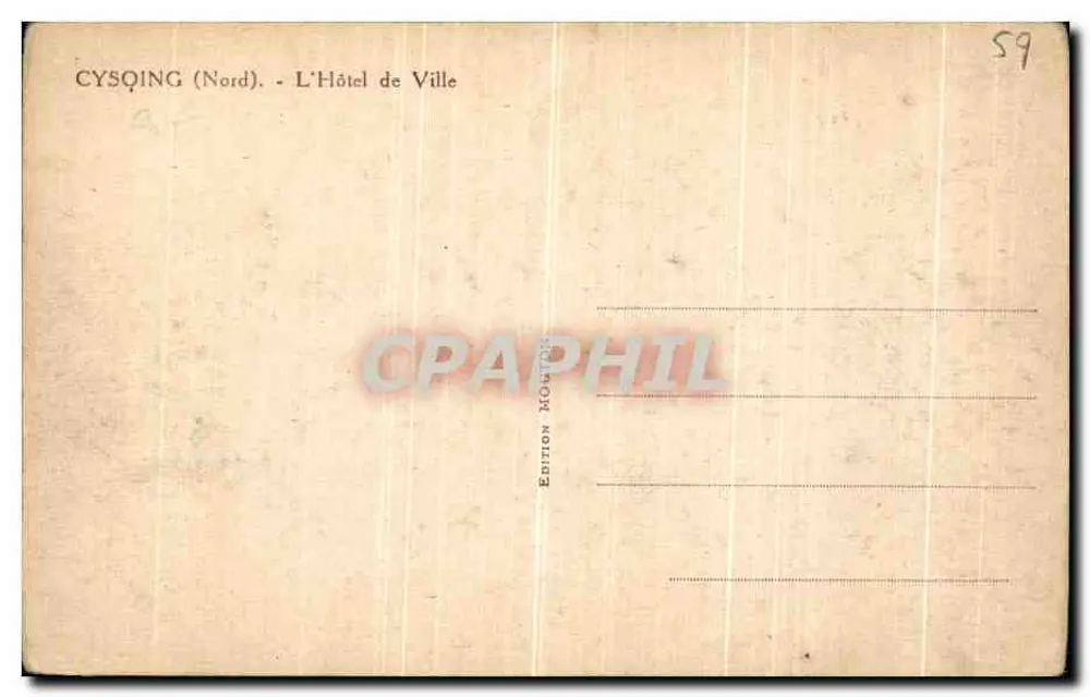 Cysqing (Norte) — O Palácio de Justiça — Edição Môtion - Verso