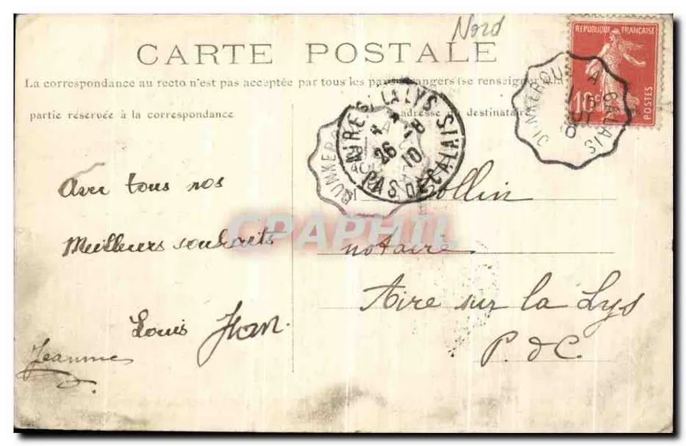 Gravelines (Nord) — Hameau du Petit-Fort-Philippe, Boulevard de l'Est — U.V., Verlag, Gravelines, Nr. 143 - Rückseite