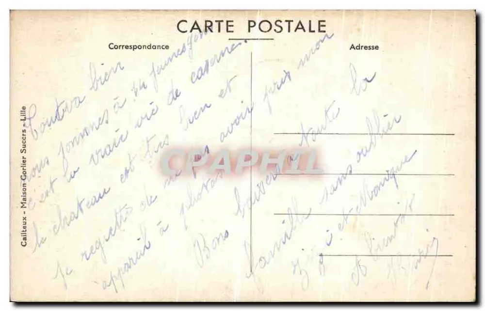Lambersart (Nord) — Gedenkstein für die Toten 1914-1918 — E.C. - Rückseite