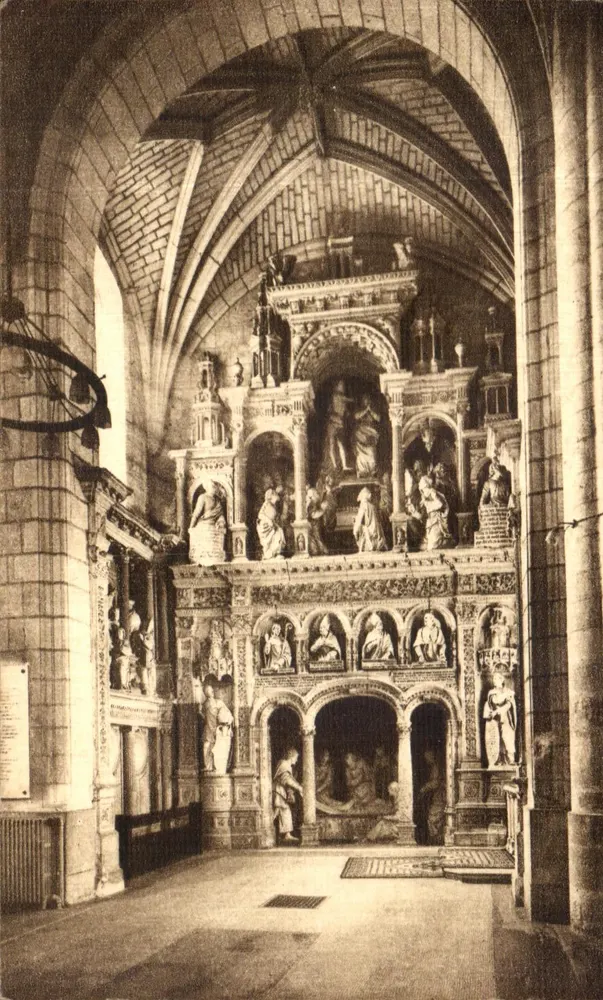 Die Heiligen von Solesmes — Die Kapelle Notre-Dame - Linker Querarm (1553) — Ausgabe der Abtei Solesmes - Vorderseite