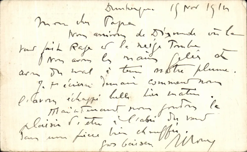 Dunkerque — Militärische Korrespondenz — Verlag: CORRESPONDANCE MILITAIRE RÉPUBLIQUE FRANÇAISE - Vorderseite