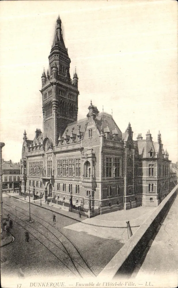 Dunkerque — Complexe van het Hôtel-de-Ville — LL. — n° 57 - Voorkant
