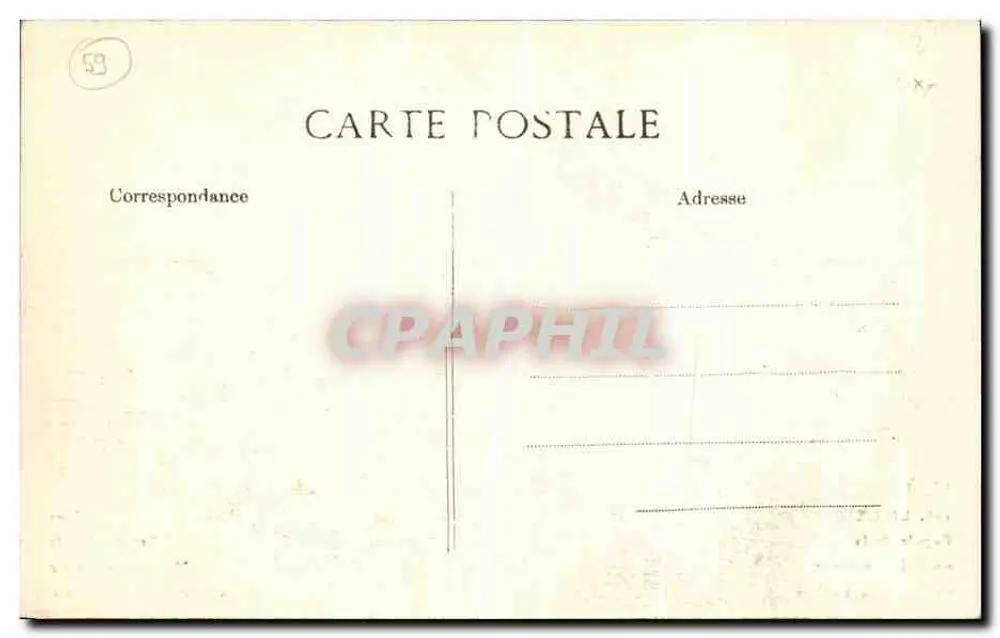 Lille — Fassade der neuen Börse und des neuen Theaters — Perspektive von M. L. Cordonnier, Erster Preis des Wettbewerbs - Rückseite