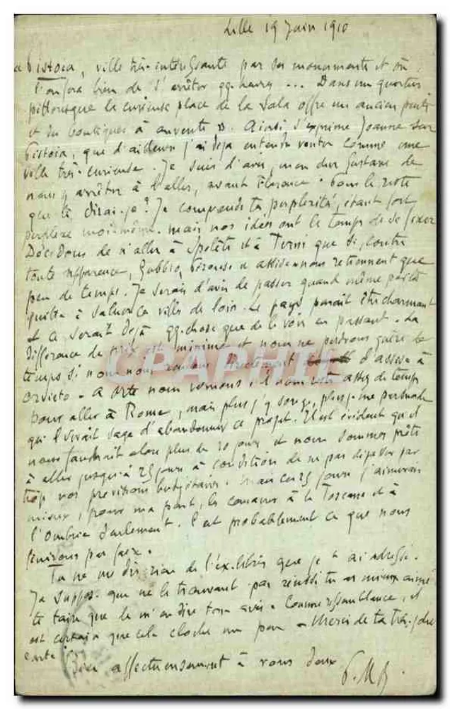 Lille-Gare — vue de la gare — éditeur : CARTE POSTALE (No 4) - Verso
