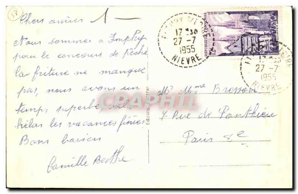 Legenden von Saint-Saulge — 3. Die Wolle Cordeaux — Porträt-Ausgabe - Rückseite
