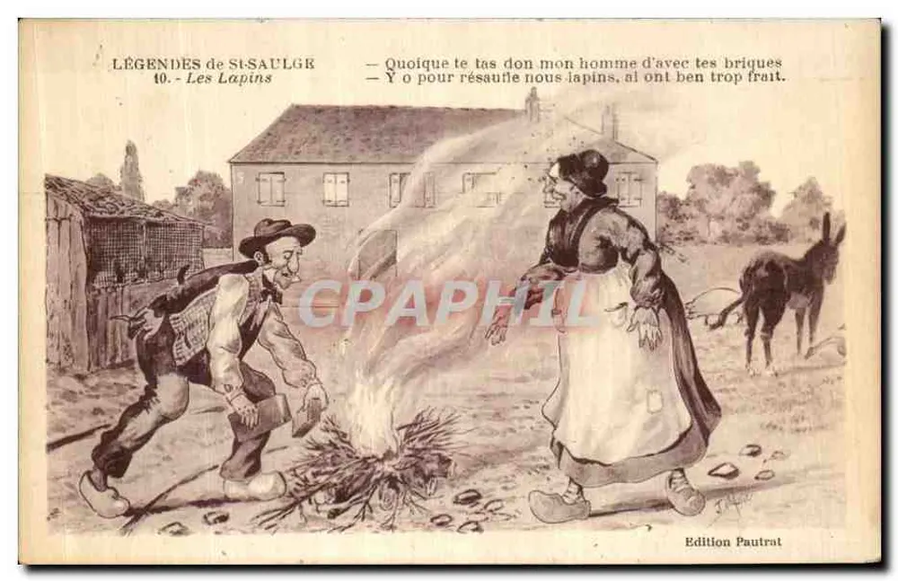 Leggende di San Saulge — I Conigli — Edizione Pautrat - Recto