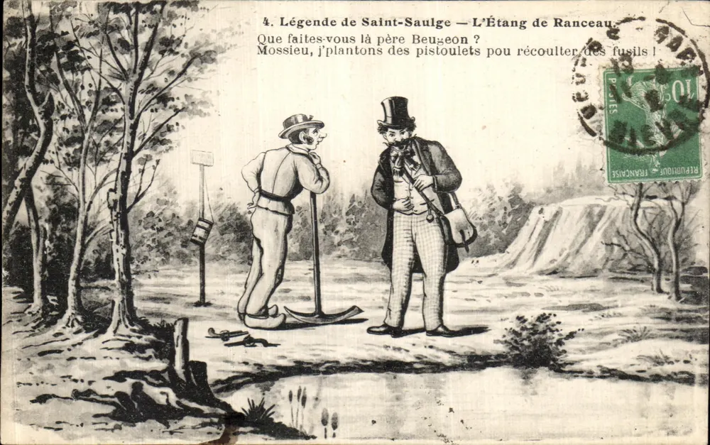 Legende von Saint-Saulge — Der Ranceau-See — Imp. H. Wayer, Fréméry - Vorderseite