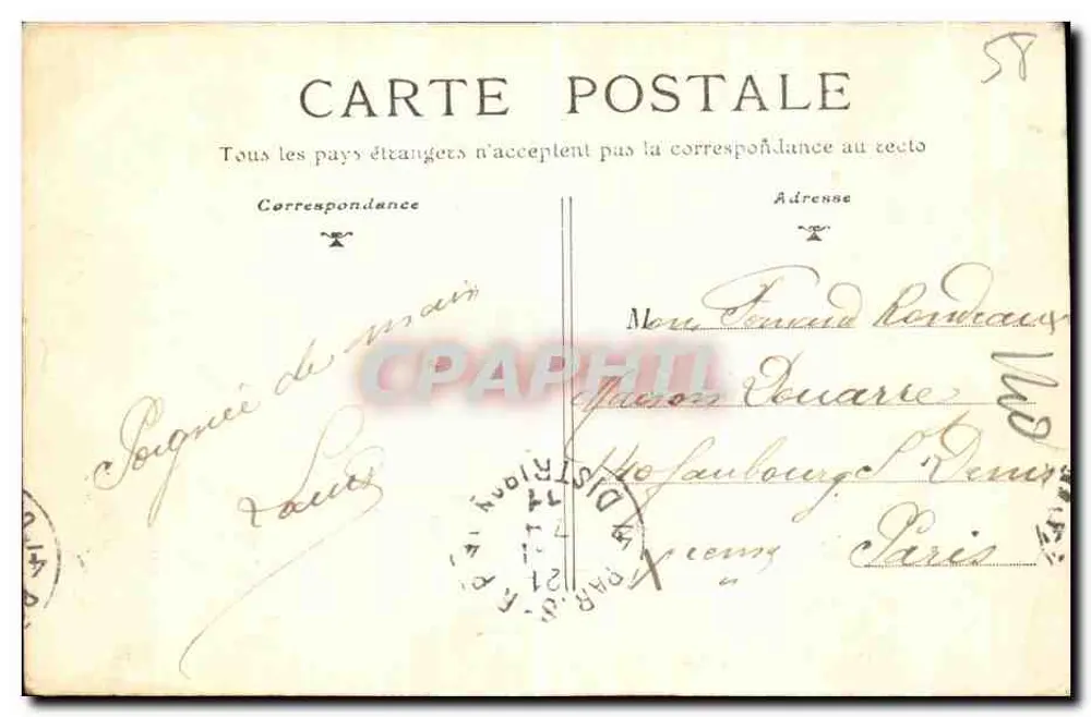 Légende de Saint-Saulge — L'Élection d'un Maire — F. PIBIDOU - Rückseite
