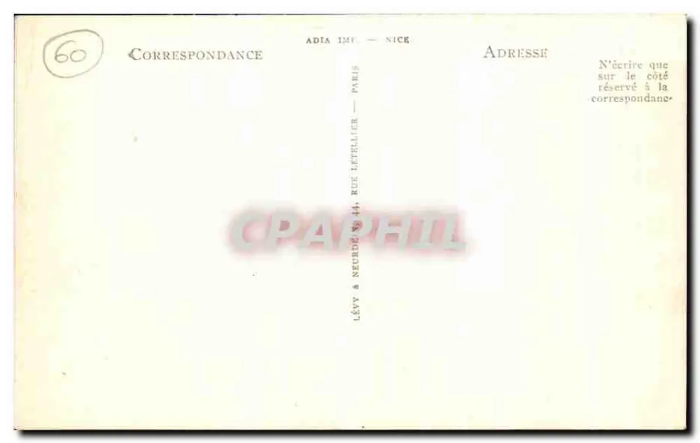 Chantilly — O Grande Parterre de Le Nôtre (1665) — ND - Verso