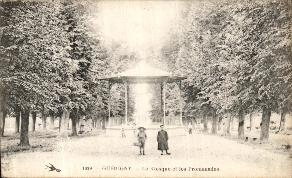Guérigny — Der Kiosk und die Promenaden — 1829 - Vorderseite
